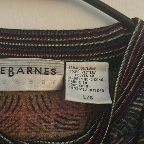 VINTAGE JHANE BARNES MENSWEAR SWEATER - Picture 3 of 9